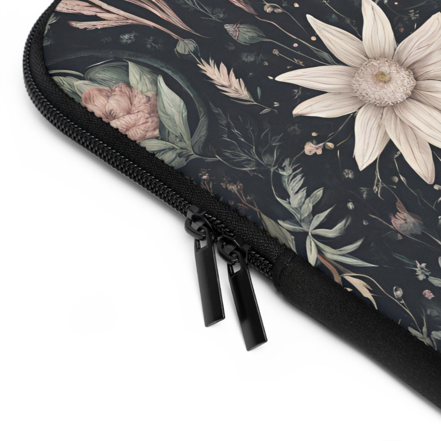 Dark Floral Laptop Sleeve