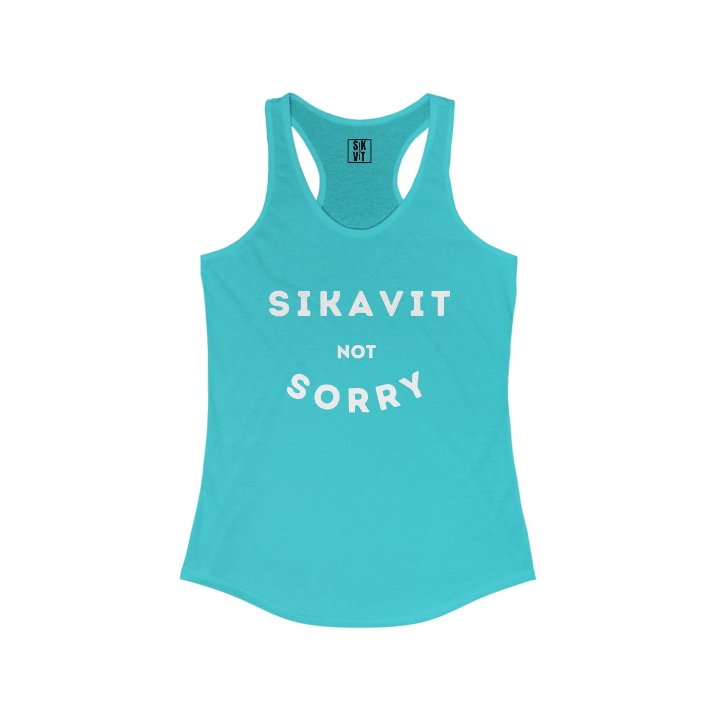 Not Sorry Racerback Tank