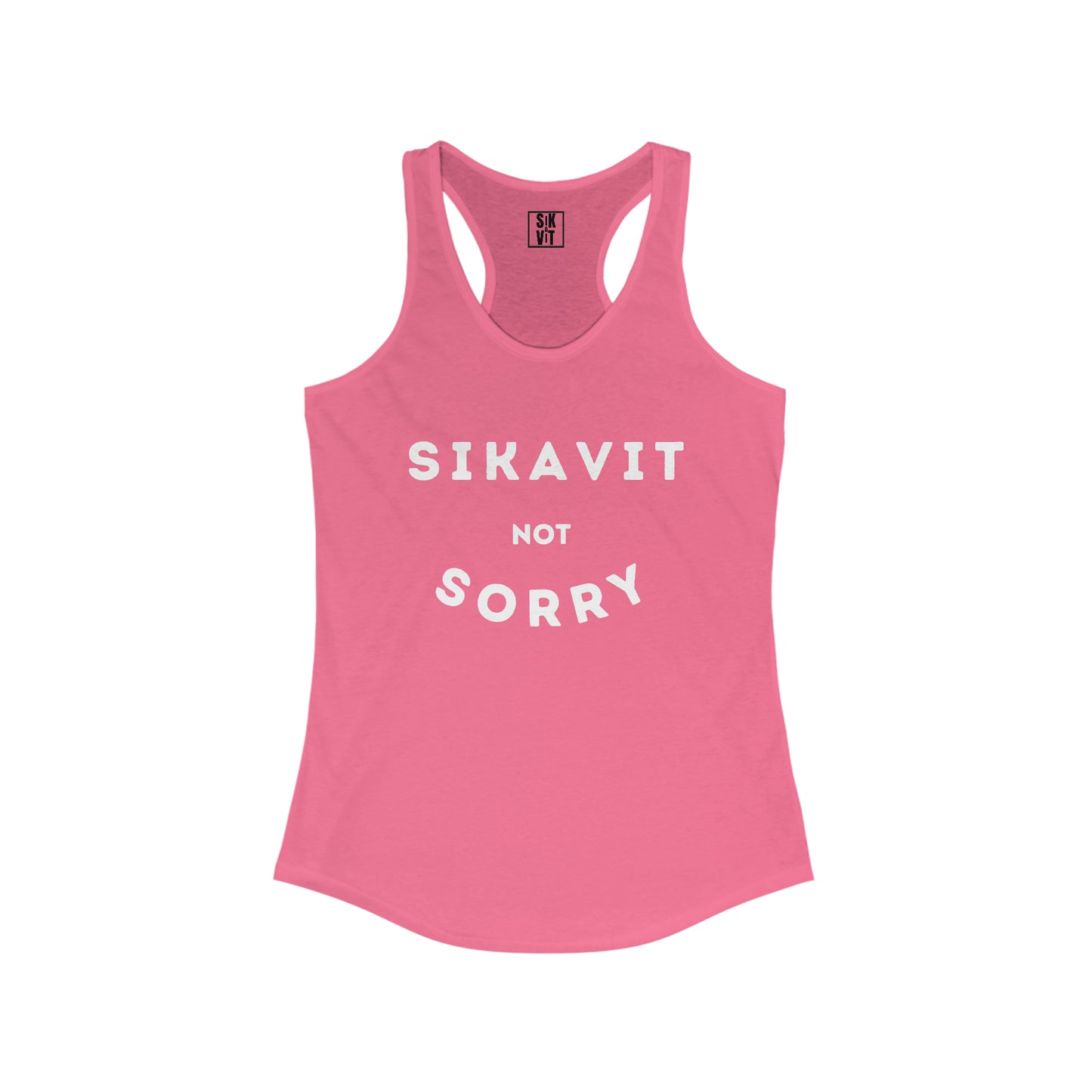 Not Sorry Racerback Tank