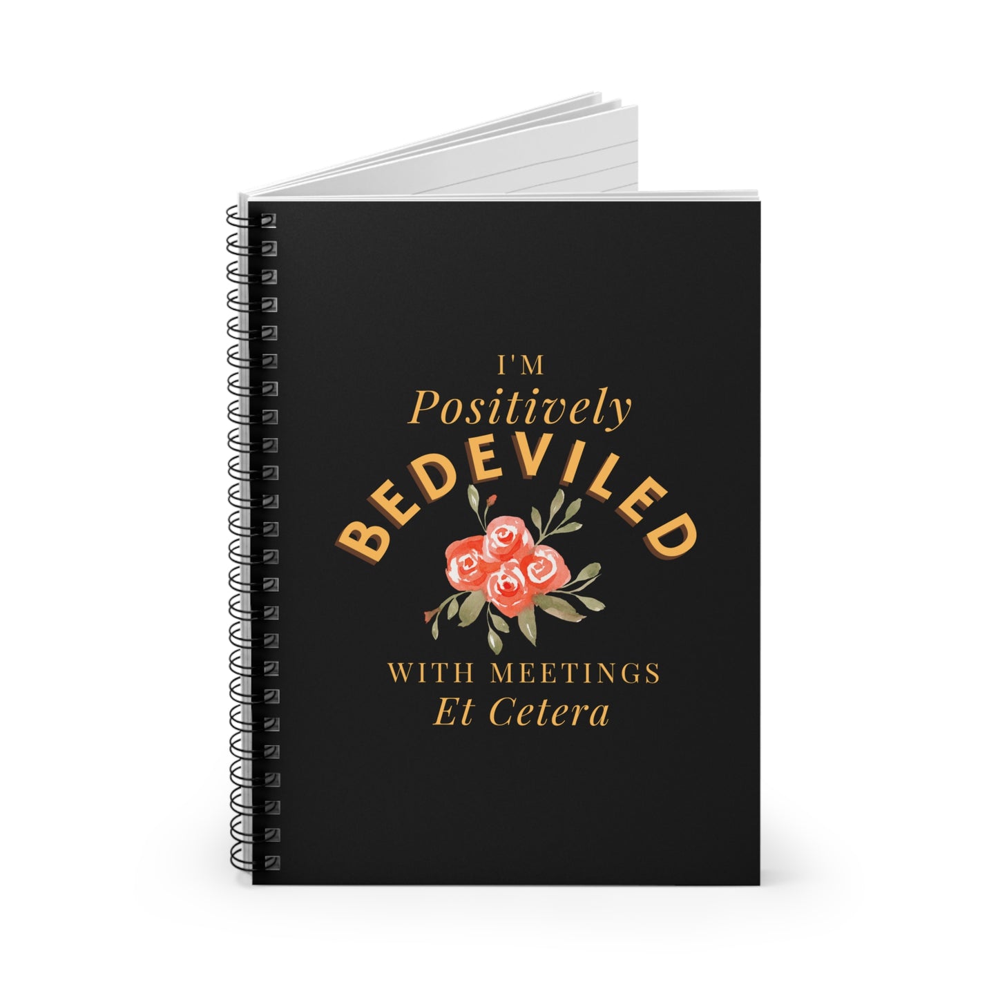 Bedeviled Spiral Notebook