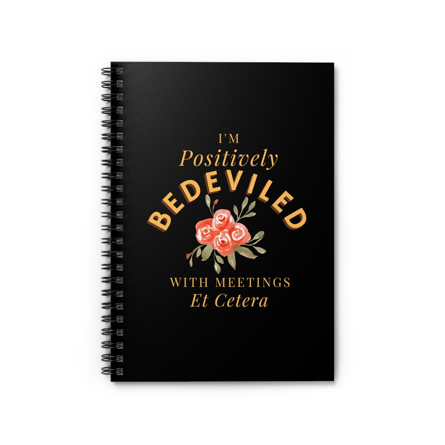 Bedeviled Spiral Notebook