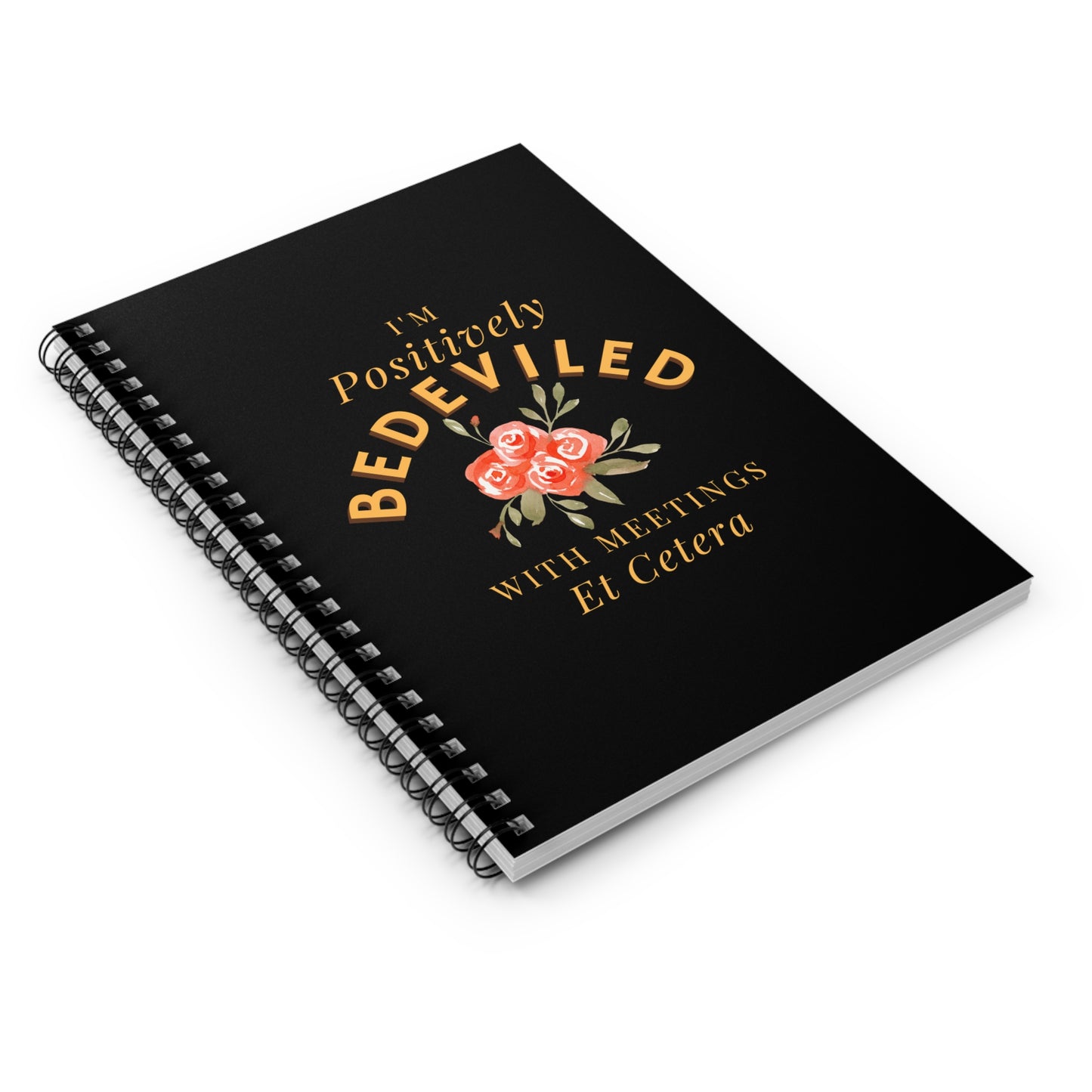 Bedeviled Spiral Notebook