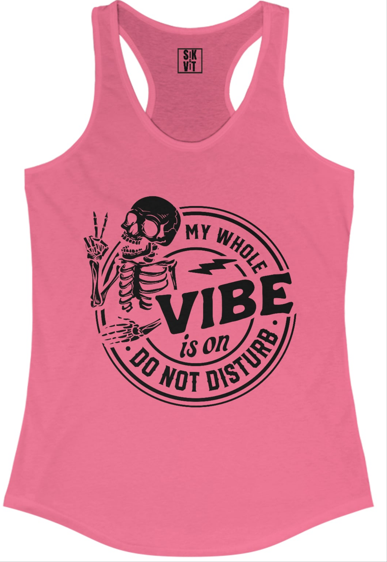 Do Not Disturb Vibes Racerback Tank