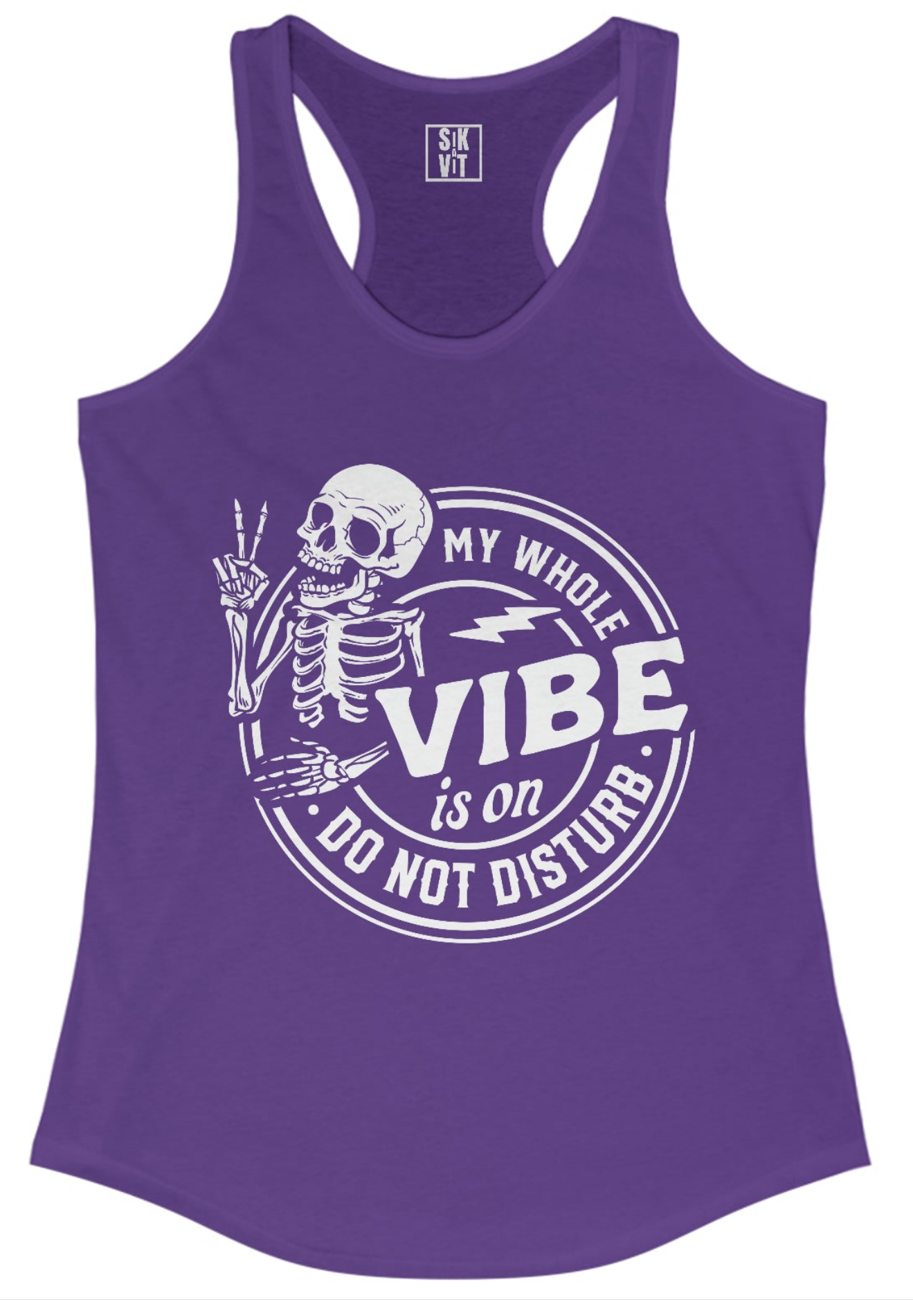 Do Not Disturb Vibes Racerback Tank