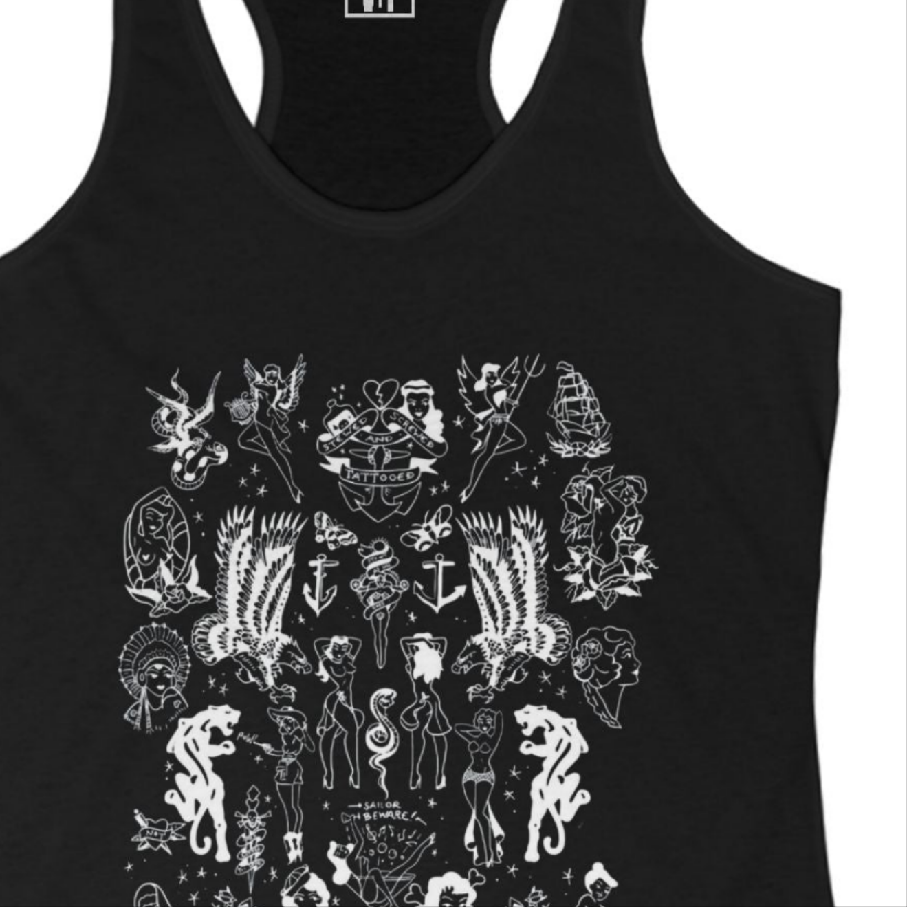 Ladies Tatt'd Racerback Tank