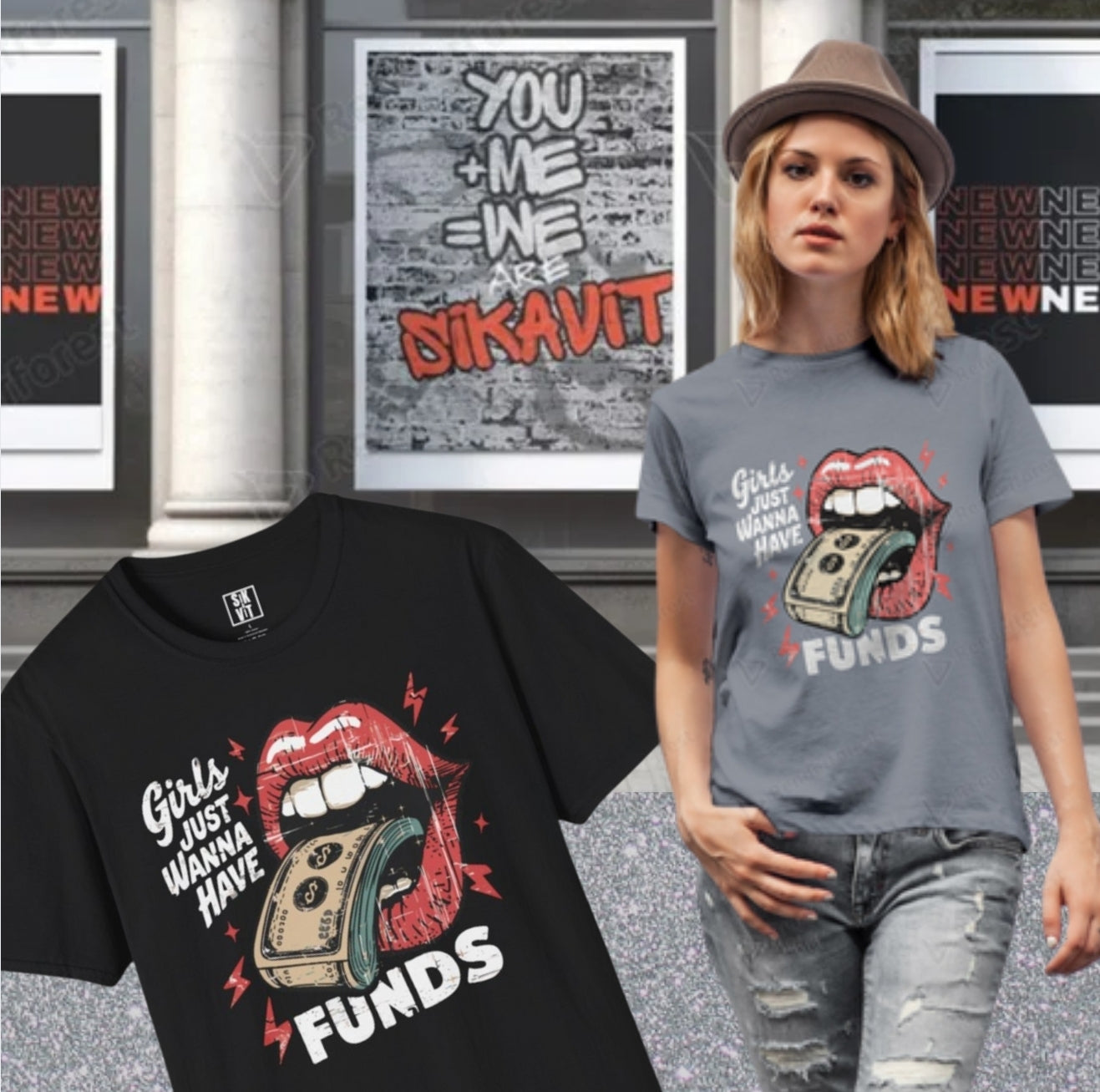 Girl-Funds Graphic Tee