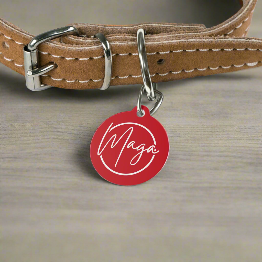 Trump / MAGA Pet Tag