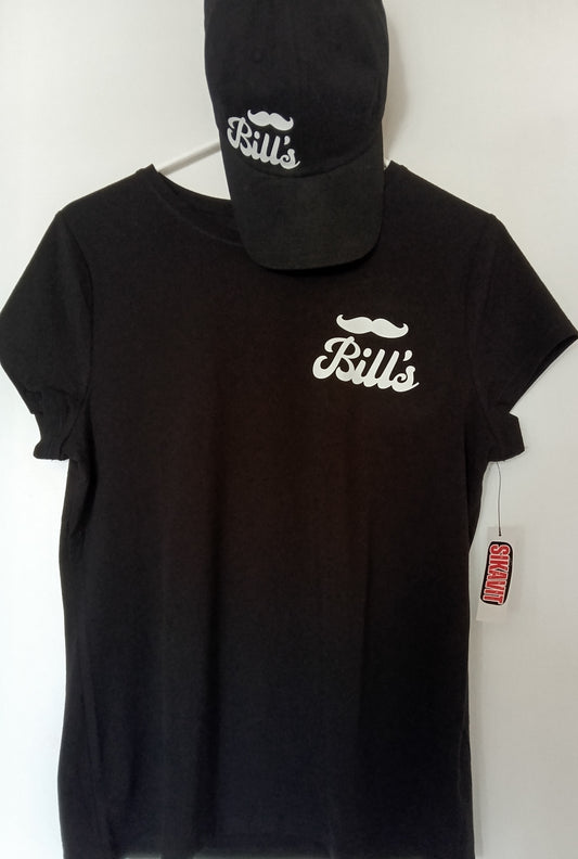 Ladies Mustache Bill's Tee