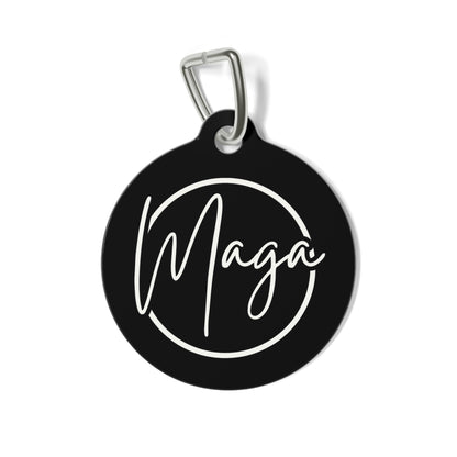 Trump / Dark MAGA Pet Tag