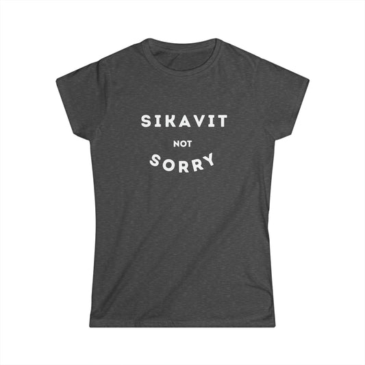 Ladies Not Sorry Tee