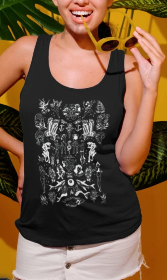 Ladies Tatt'd Racerback Tank