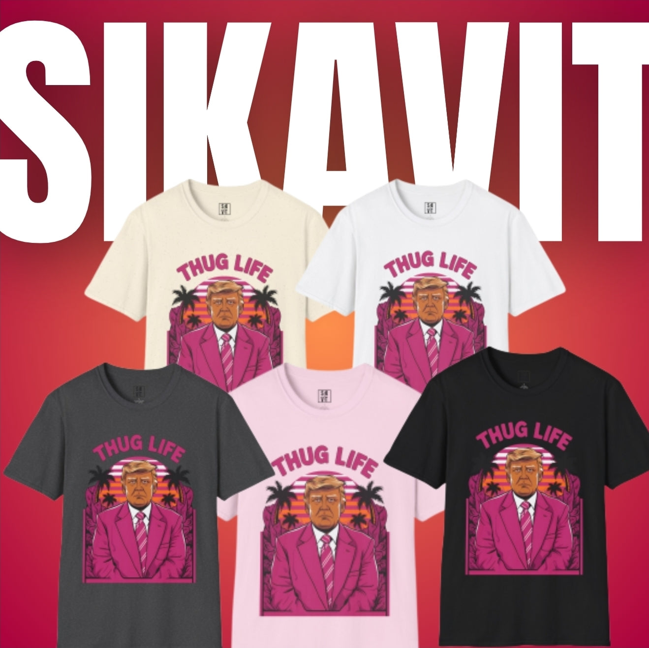 Trump- Thug Life Graphic Tee